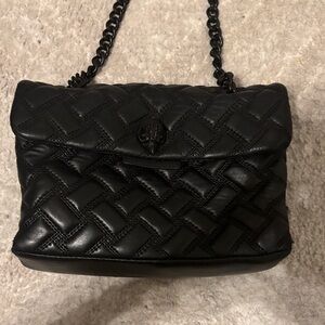 Kurt Geiger Black Quilted Shoulder Bag